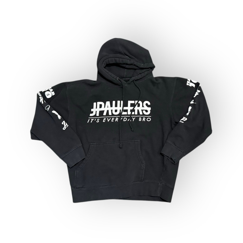 2017 JPaulers It’s Everyday Bro Black Hoodie Pullover Graphic Logo Adult Size M - Picture 2 of 8